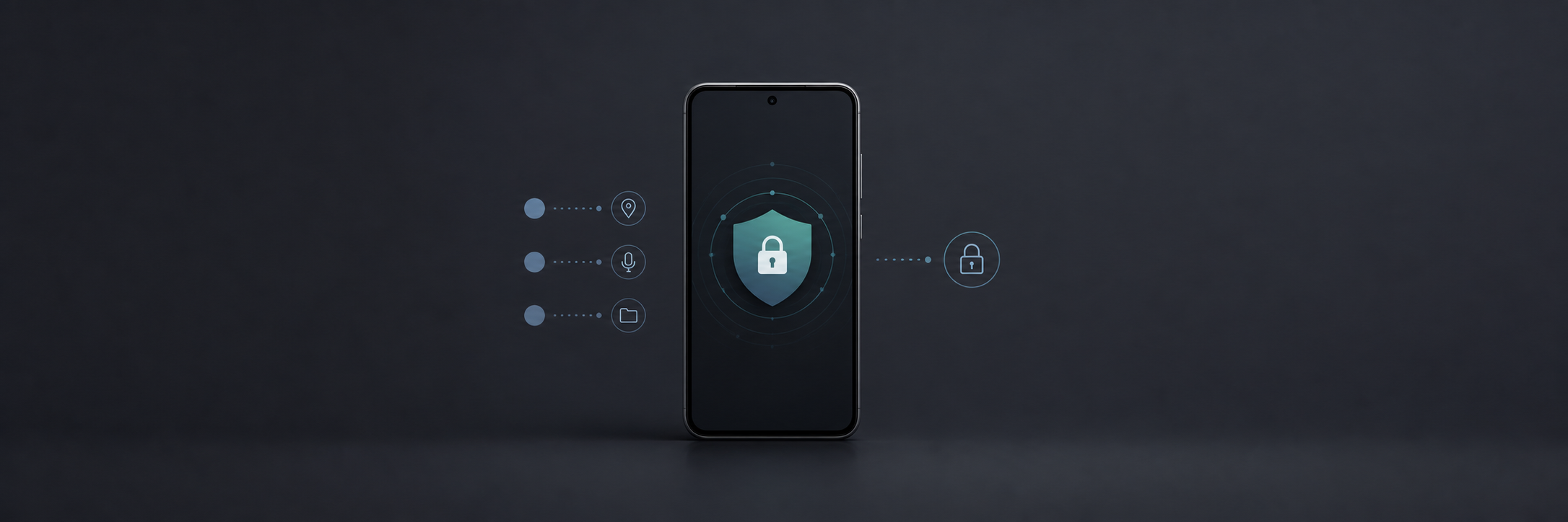 Android phone privacy illustration